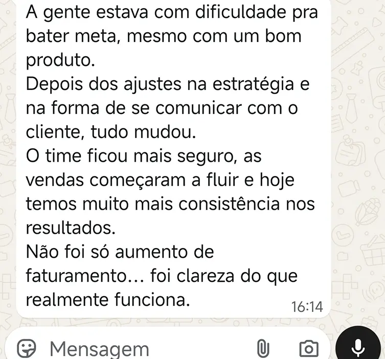 Depoimento 4 pelo WhatsApp
