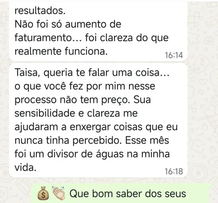Depoimento 7 pelo WhatsApp